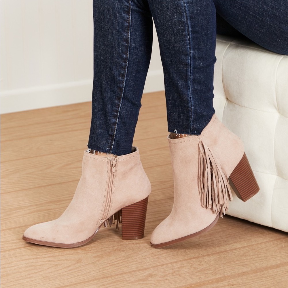 EAST LION CORP IT’S ALWAYS BEEN YOU TASSLE DETAIL BOOTIES